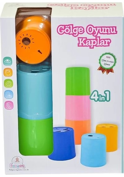 Mey İthalat Urt026-002 4ın1 Gölge Oyunu Kaplar