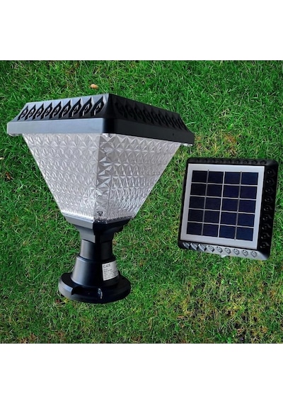 Cata Ct-7315 Solar Bahçe Set Üstü Armatür Lambası 30w Dış Mekan Aydınlatma 6500k Beyaz Işık