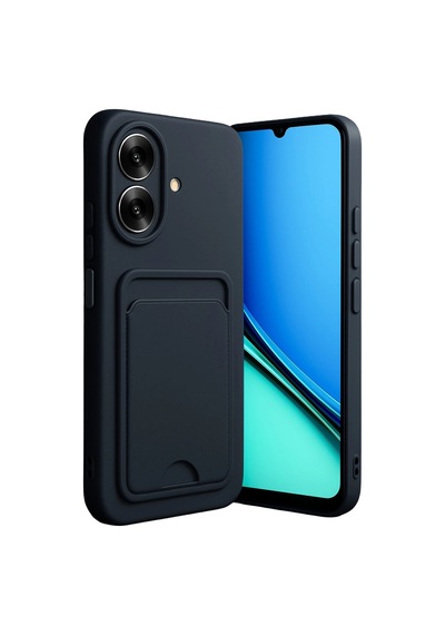 Realme Note 60 Kelvin Kartvizitli Silikon - Siyah Renkli