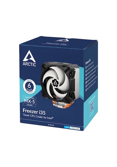 Arctic Freezer i35 İntel LGA 1200 / LGA 1700 Uyumlu 4x Isı Borulu