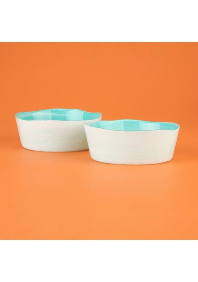 Kitchen Krnos 2'li Dik Kase - Turkuaz - 16 Cm Renkli