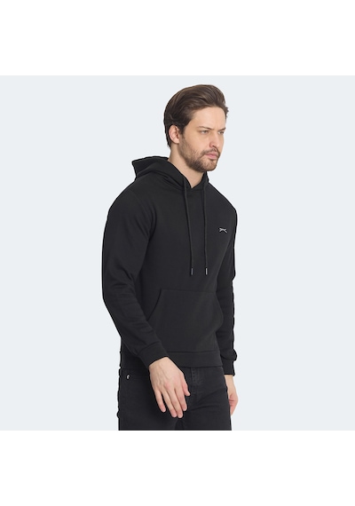 Slazenger KICKSON IN Erkek Sweatshirt Siyah