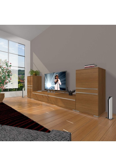 Decoraktiv Eko On2 Mdf Std Tv Ünitesi Tv Sehpası Ceviz
