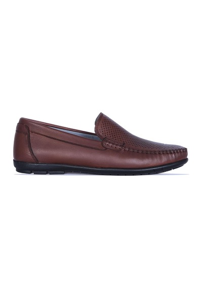 Balayk 023 Lz Deri Erkek Loafer Ayakkabı Kahverengi