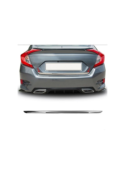 Honda Civic Fc5 2016-2020 Bagaj Alt Çıta Krom P.çelik