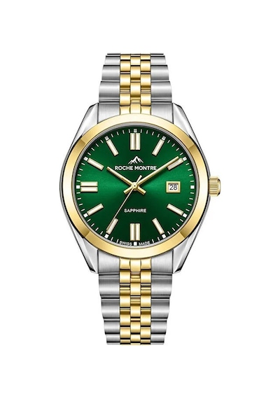Roche Montre Rmg6008-05 Erkek Kol Saati Metalik Gri - Altın