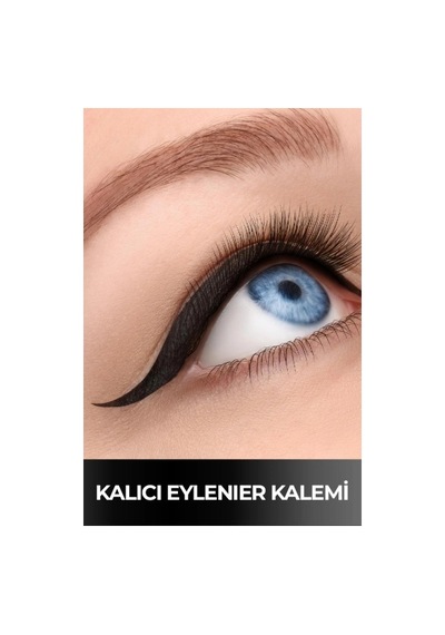 Yaprak Figürlü Eyeliner Çok Renkli