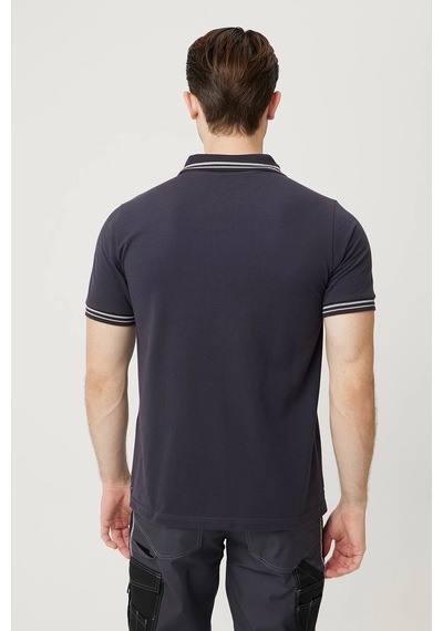 Asperula Polo Yaka T-shirt - Fermuarlı, Nefes Alabilir, Rahat Tasarım Füme