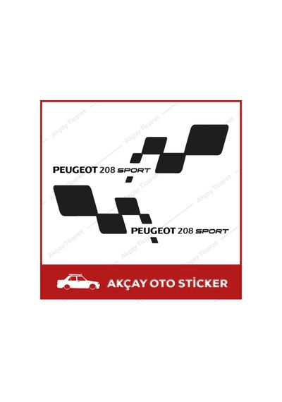 Peugeot 208 Sticker 208 Sport Sticker Peugeot Arma Sticker
