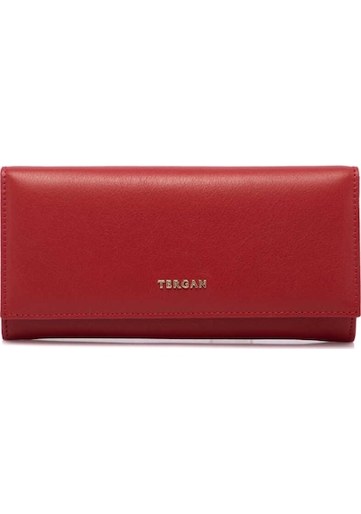 Tergan Kırmızı Deri Kadın Cüzdan - S1cb00005807-a86 Kırmızı