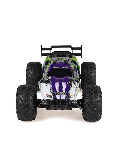 40 Cm Dev Boy 4x4 Uzaktan Kumandalı Araba 1:16 Ölçek Şarjlı Off-road Arazi Aracı Mor Yeşil