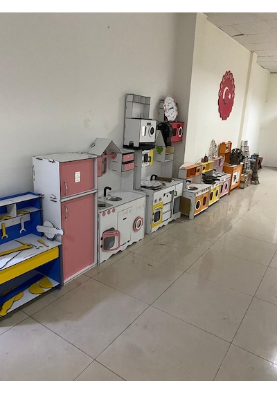 Yeni Tasarım Ahşap Buzdolaplı Mutfak Seti Yeni Tasarım Ahşap Buzdolaplı Mutfak Seti