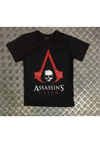 Stoned&Fame Unisex Siyah Assassın's Creed Baskılı T-shirt SIYAH Siyah