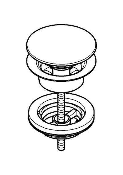 Grohe Bas-aç Gider Seti - 65807dl0