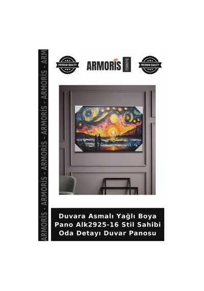 Duvara Asmalı Yağlı Boya Pano Alk2925-16 Stil Sahibi Oda Detayı Duvar Panosu