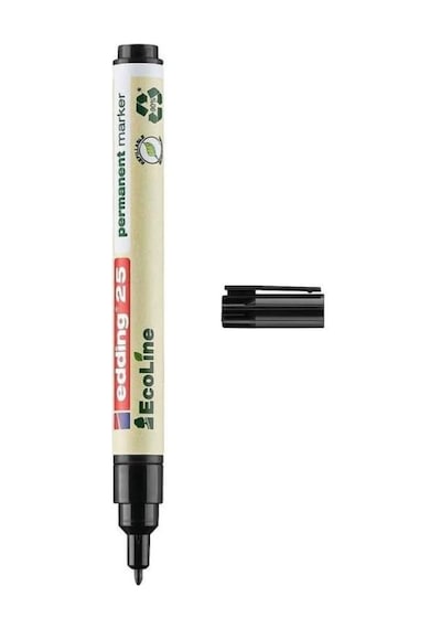 Edding E-25 Ecoline Permanet Doldurulabilir Markör Siyah