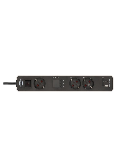 Brennenstuhl Ecolor Serisi 3 Soketli 1xtype-c + 1xusb Girişli 1.5 Metre Kablolu Zaman Ayarlı Uzatma Kablosu 1.5 M