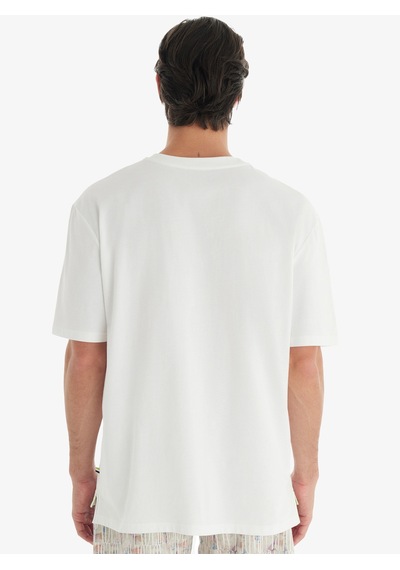 Blackspade Erkek T-shirt 40744 - Beyaz Beyaz