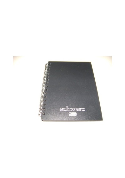 A5 Schwarz Siyah 60Yp Pp Kapak Spiralli Defter Düz