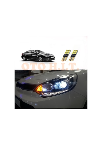 Renault Fluence 08-12 Uyumlu Park Ampulü Beyaz Led Aydınlatma Ampulü Canbus'li