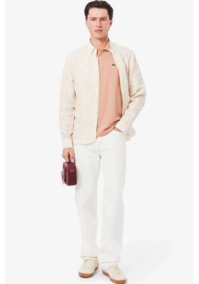 Lacoste L.12.12 Light Men's Classic Fit Polo T-shirt Erkek Polo Yaka Tişört Pembe Pembe