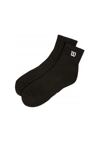 Wilson Unisex Quarter Siyah Çorap L 43-46 Wu00015511bkal Beyaz