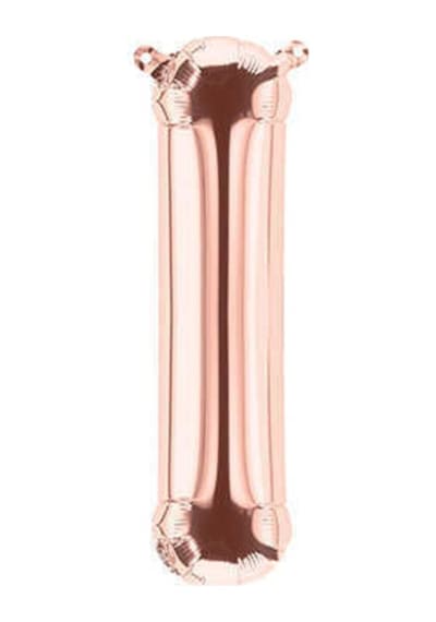 Rose Gold Folyo Balon 16" Inç 40 Cm I Harfi