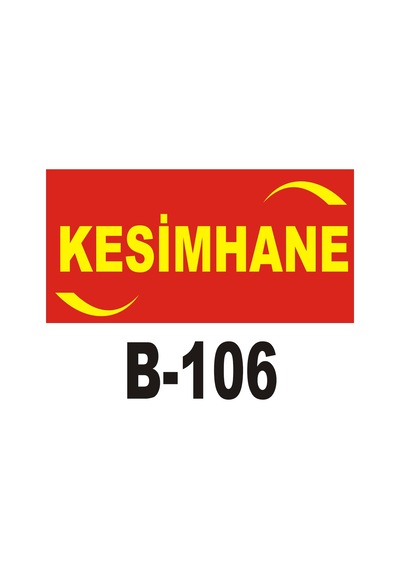 Iş Güvenliği Pvc Dekota Uyarı - Ikaz Levhası Kesimhane Yazılı (262142293)