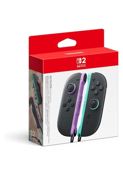 Nintendo Switch 2 Joycon Oyun Kolu Açık Mor / Açık Yeşil