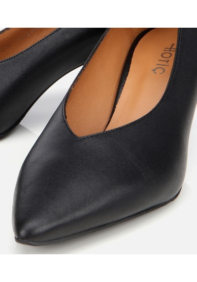 Hotiç Kadın Deri Siyah İnce Topuklu Stiletto 01ayh312590a100 Siyah