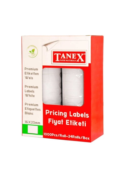 Tanex 16X23 Çift Kafa Etiketi 24 Lü Kt (456131842)