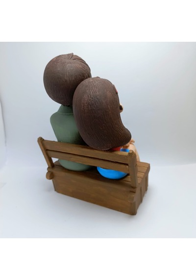 Bankta Çift Büyük 17,5cm - Biblo