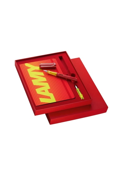 Lamy Al-Star Dolma Kalem Defter Seti Glossy Red