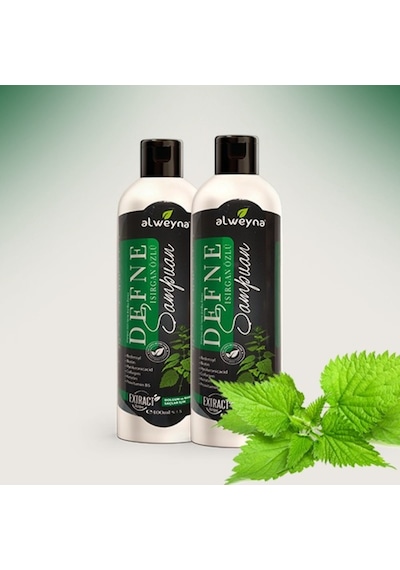 Alweyna Defne & Isırgan Özlü Bitkisel Şampuan 2 x 400 ML