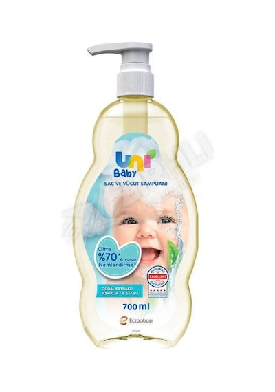 3 Adet Uni Baby Şampuan 700 Ml Yeni
