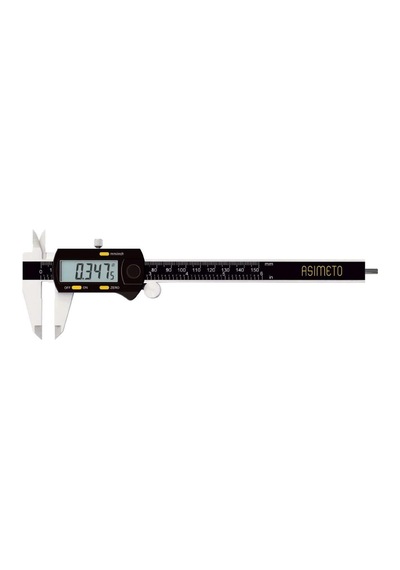 Fett 0-150mm Asimeto Yuvarlak Çubuklu Dijital Kumpas As-307262