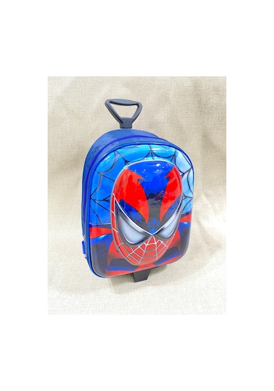 Spiderman Erkek Çocuk Kırmızı Çekçekli Anaokulu Sırt Çantası 3-6