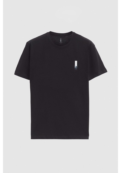 D's Damat Regular Fit Siyah Baskılı %100 Pamuk T-shirt 2EC14ORT05213 Siyah D's Damat Regular Fit Siyah Baskılı %100 Pamuk T-shirt 2EC14ORT05213 Siyah