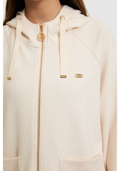 U.s. Polo Assn. Kadın Krem Sweatshirt 50322006-vr071