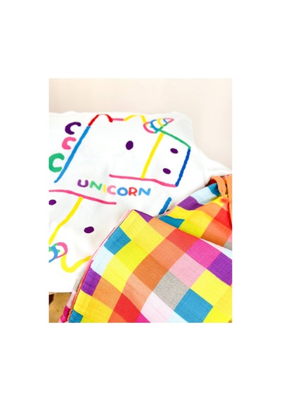 Poala Kids Unicorn Renkli Takım Çok Renkli