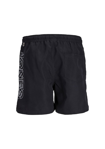 Jack & Jones Jack&jones Jpstfıjı Jjswım Double Logo Sn Şort Mayo Ly12253118 Siyah 001