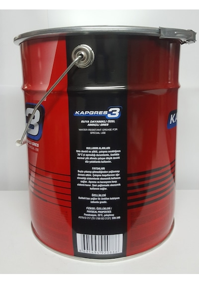 Petrol Ofisi Kap Gres 3 Kalsıyum Sabunlu Kırmızı Gres 14 KG