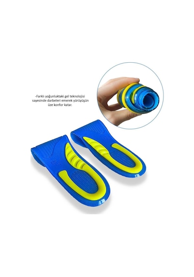 Gel Comfort GC12 Ortopedik Jel, İş ve Botlar İçin Ayakkabı Tabanlığı