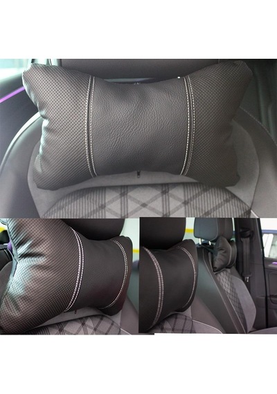 Chery Tiggo 7 Pro Comfort Araç Boyun Yastığı 2 Adet Siyah Beyaz