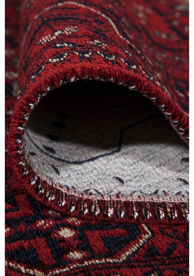 Kırmızı Renkli Afgan Tarzı Altı Kaymaz Şönil Kilim-58