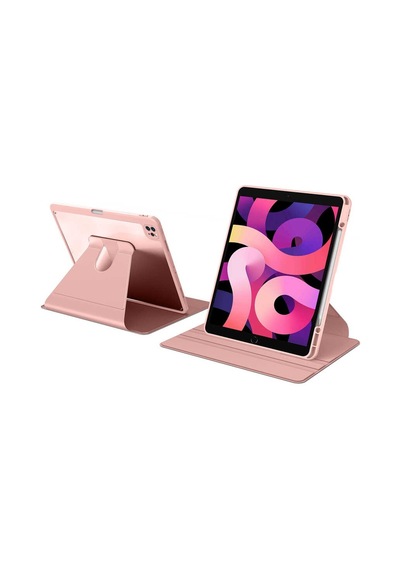 İpad Pro 11 2021 3.nesil A2377-a2459-a2301-a2460 Uyumlu 360 Dönebilen Standlı Nayn Tablet Kılıfı - Mavi Açık - T19647