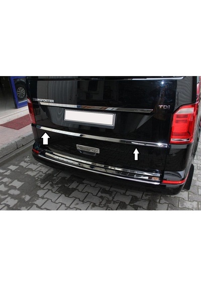 Vw Volkswagen Transporter T6 Uyumlu Bagaj Çıtası Tek Kapılı 2015 Ve Sonrası Paslanmaz Krom