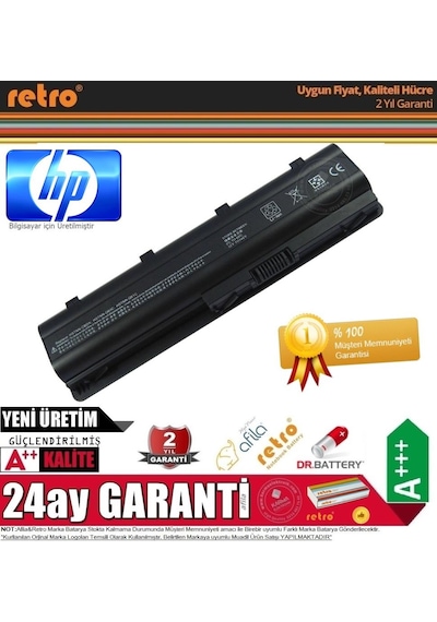 HP Pavilion Uyumlu Dv3-4035Tx Dv3-4050Ea Notebook Bataryası. Pili