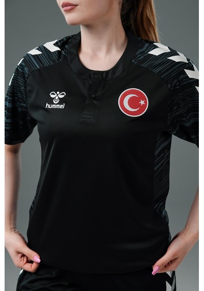 Hummel Milli Takım Line Kamp Tişört Siyah