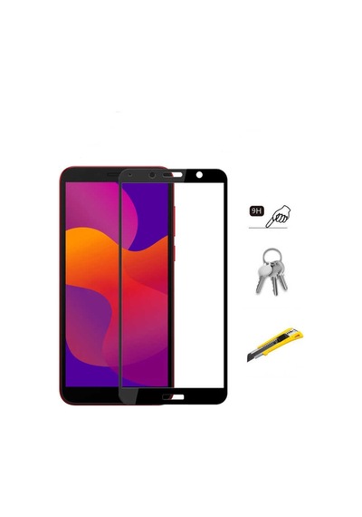 Huawei Y5P Full Ekran Koruyucu Cam Kenarları Kırılmaya Dayanıklı